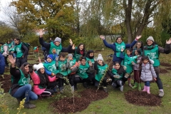 Children-enjoying-Tree-Planting-at-Kenton-Recreation-Ground